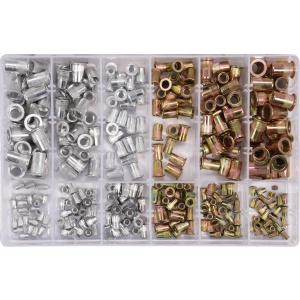 YATO Set nituri otel - aluminiu, M3 - M10, 300 buc YT-36480