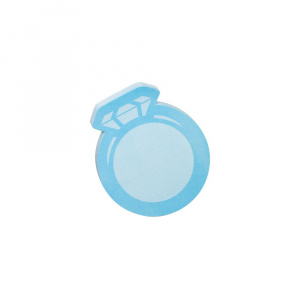 3M Notite adezive Post-it, forma inel, bleu