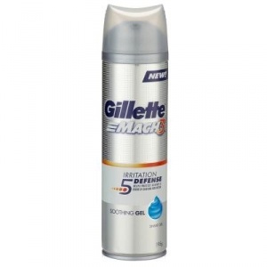 Gillette Gel de ras Mach3 Irritation Defense, 200ml
