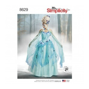 Simplicity Tipar rochie carnaval S 8629