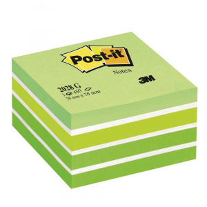 3M Post-it Aquarelle, 450 file, verde
