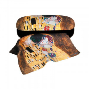 Fridolin Etui cu textil si protectie ochelari, Klimt Sarutul
