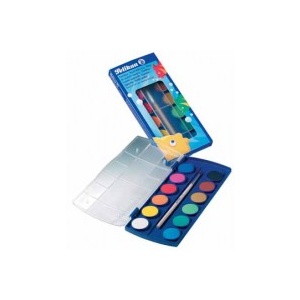 Pelikan Acuarele 12cul + Pensula PE721324