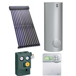 Viessmann Vitosol 200-T cu boiler Vitocell bivalent 400L SK05661
