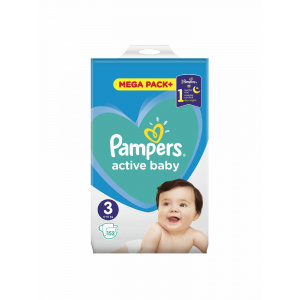 Pampers Active Baby Midi 3 Mega Box, 6-10 kg, 152 buc