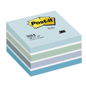 3M Post-it Aquarelle, 450 file, albastru