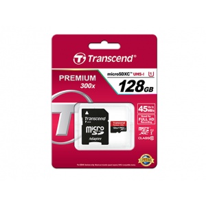 Transcend microSDXC 128GB Premium Class 10 UHS-I TS128GUSDU1