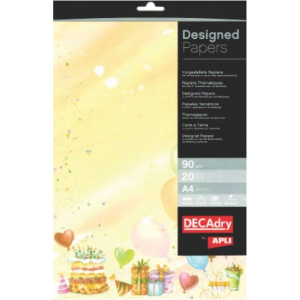 AGIPA Hartie A4 cu model DECAdry TSC6770 90g/mp 20 coli party