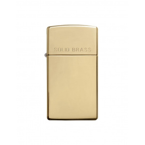 Zippo Brichetă 1654 Slim Solid Brass