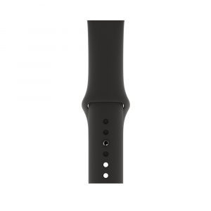 Apple mu9l2zm/a pentru Watch Series 4, 44mm, Black Sport Band - M/L & X/L
