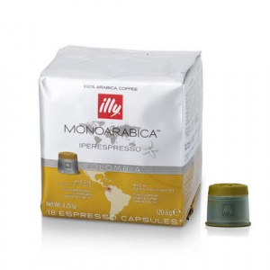 Illy Capsule cafea Iperespresso Cube Colombia, 18 capsule, 126 grame