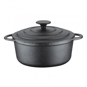 Peterhof Cratita din fonta, 24 cm, 4.5 l, capac fonta