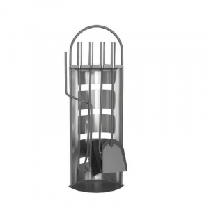 Strend Pro Set stativ 4 unelte pentru semineu FT087XG, 66 cm, Inox