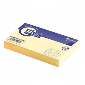 Forpus Notite adezive 100x75mm 100 file galben