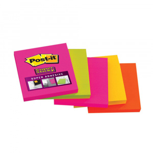 3M Post-It Super Sticky, neon, asortate