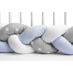 Sensillo Protectie interioara 210 cm Albastru/Gri Stelute