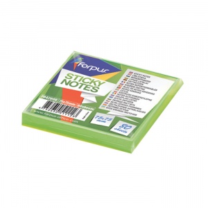 Forpus Notite adezive75x75mm 80 file verde