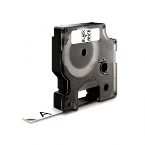 DYMO Banda laminata D1 DY43613 6mm, Negru/Alb - S0720780