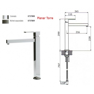 Franke Baterie de bucatarie Planar Torre (0737808)