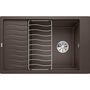 BLANCO Set chiuveta ELON XL 6S si baterie granit MILI- ELONXL6S-CAFEA