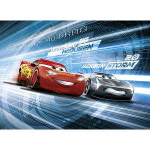 Komar Fototapet Cars Fulger McQueen si Jackson Storm