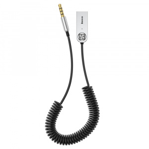 Baseus Adaptor Bluetooth Audio USB la port Jack 3.5mm BA01 Black