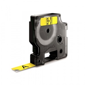 DYMO Banda laminata D1 DY40918 9mm, Negru/Galben - S0720730