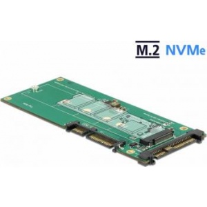 Delock Converter U.2 SFF-8639 NVMe / SATA 22 pin > 1 x M.2 Key M 62864