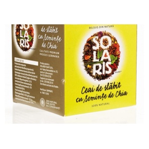 Solaris Plant Ceai de slabit cu seminte de chia 20 doze