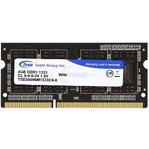 TeamGroup 8GB SODIMM DDR3 1600 Cl11 TED3L8G1600C11-S01