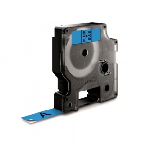 DYMO Banda laminata D1 DY45016 12mm, Negru/Albastru - S0720560