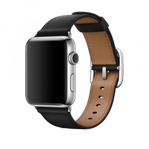 Apple Watch 42mm Band Black Classic Buckle (mpwr2zm/a)