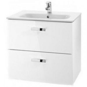 Roca Set mobilier de baie cu lavoar Victoria Basic 70x46xH57 cm, alb