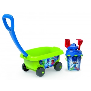 Smoby Eroi in Pijama - Carucior cu accesorii pentru plaja