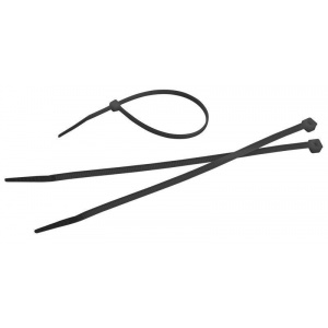 TOLSEN Colier din nailon pentru cabluri 2 5x100 mm negru