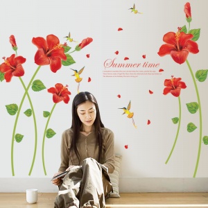 d-c-fix Sticker Decorativ Flori Rosii Summer Time