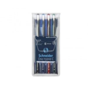 Schneider ROLLER ONE HYBRYD C 0,3 MM, 4 culori/set