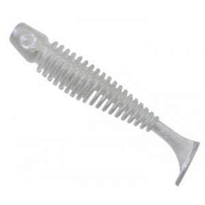 Sensas Shad Gunki Tipsy-SXL, Neon White, 7.6cm, 6buc/plic