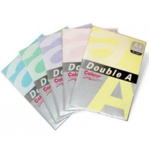 Double A Color A4, 75g/mp, 100coli/top, Double A - verde neon