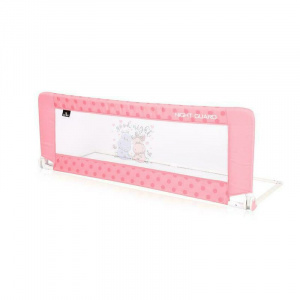 Lorelli Bariera protectie pat NIGHT GUARD Pink Hippo