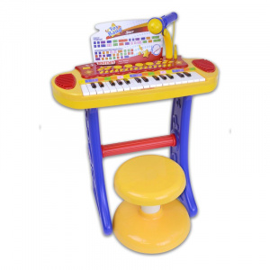Bontempi Orga Electronica Cu microfon, Cu picioare si scaun