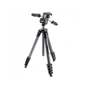 Manfrotto Compact Advanced - trepied foto-video negru
