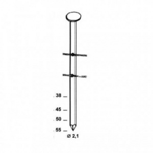 ALSAFIX Cuie in bobine BO 2,1 x 55 lise - Cutie 11700 buc. 21551