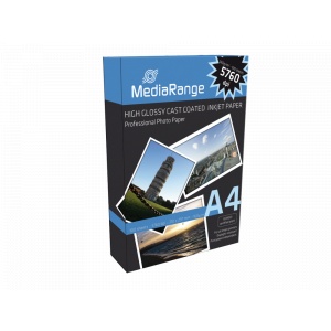 MediaRange Hartie foto A4 glossy 100 sheets 160g