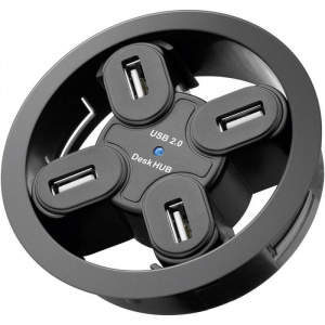 Goobay Hub USB 2.0 4 porturi montabil in birou