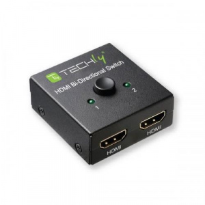 TECHLY Switch HDMI, 2x HDMI, Black