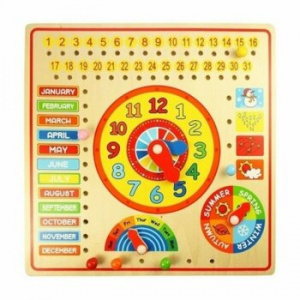 Bigjigs Set Calendar lemn