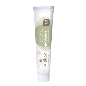 Argiletz Pasta de dinti bio cu argila verde si salvie, Remineralizare, 75g