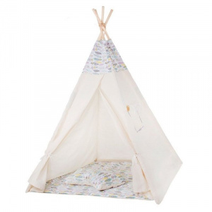 Springos Cort Teepee Feathers XXL