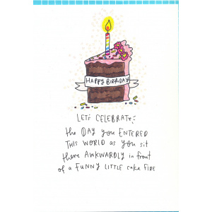 Pigment Productions Felicitare - The happy news slice cake entered the world birthday